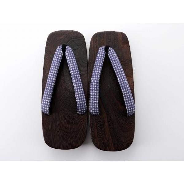 紳士下駄  広島松永下駄 桐下駄 ソフト鼻緒 日本製 LLサイズ mg-70