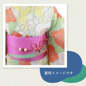 おだまき付き 浴衣用 帯締め おび飾り 小田巻...の詳細画像1