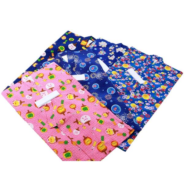 80サイズ 子供 ゆかた リップル 仕立て上がり浴衣 適応身長75-85cm 全５柄  kn-28