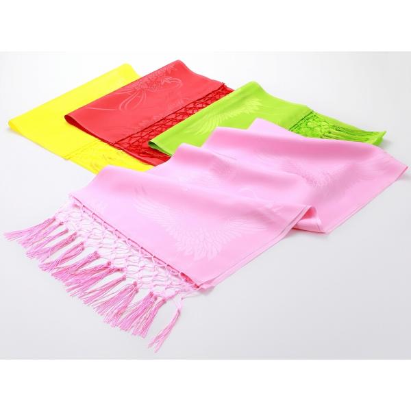 お子様用　志古貴 しごき　全4色　赤・黄・緑・ピンク ポリエステル