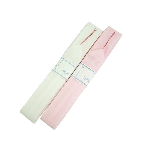 セール 腰ひも　モスリン　ホワイト・ピンク  腰紐　単品　1口6本までゆうメール可
