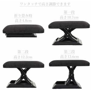 携帯用 正座椅子 ワンタッチ 三段調節 黒 コン...の商品画像