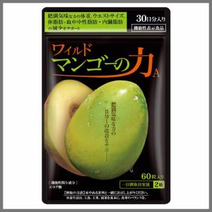 亀山堂 ワイルドマンゴーの力A 60粒 1袋 サプリメント 機能性表示食品 ダイエット 体重 体脂肪 中性脂肪 内臓脂肪 肥満 痩身 エラグ酸｜kozawashokai