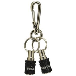 GREATTOOL ナスカン付携帯用ビットホルダー2個セット ブラック KH-BK2N