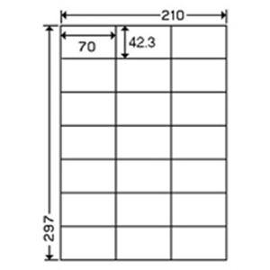 東洋印刷 ナナワードラベル LDZ21QB A4／21面 500枚｜kozu-yahh