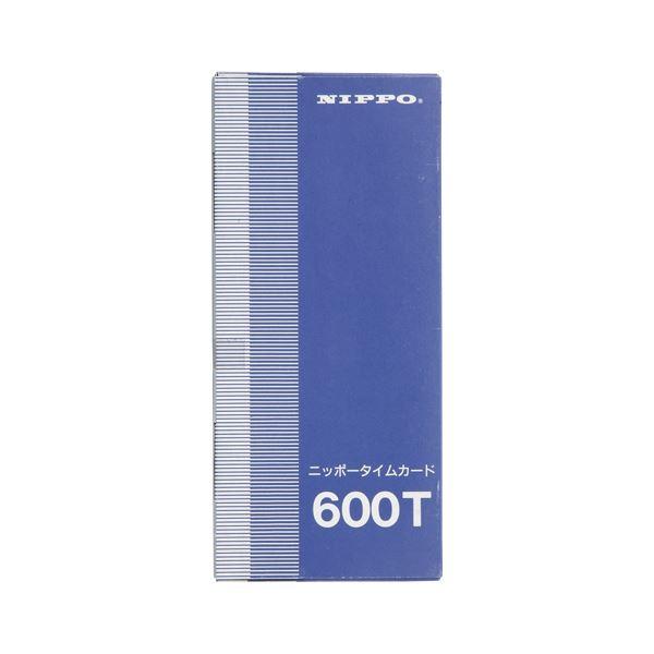 （まとめ） NIPPO タイムカード 600T 1箱入 〔×3セット〕