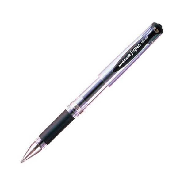 (まとめ) 三菱鉛筆 ゲルインクボールペン ユニボール シグノ 太字 1.0mm 黒 UM153.2...