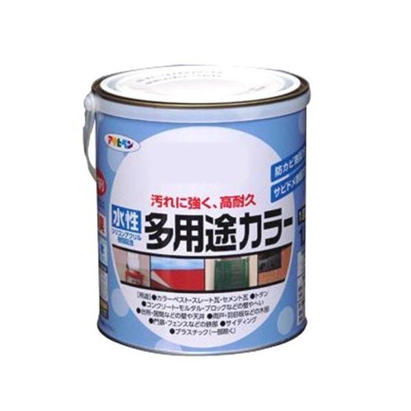 水性多用途カラー コバルトグリーン 1.6L〔代引不可〕