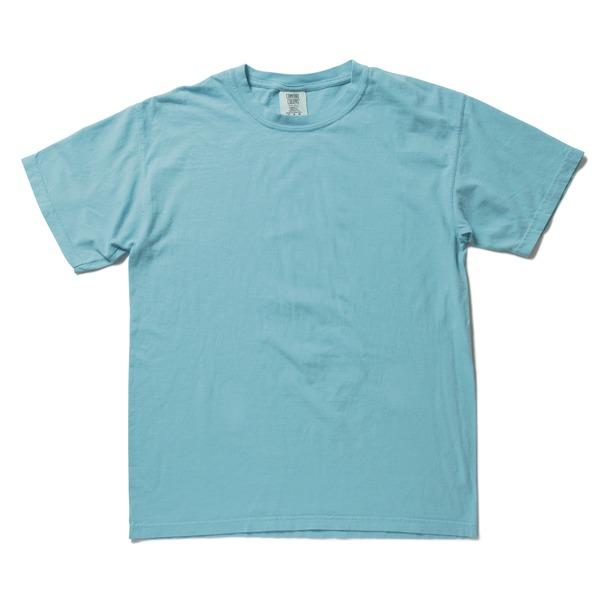 Tシャツ S ラグンブルー 綿100％ 50回 ウォッシュ加工 ガーメント後染め 6.2オンス ヘビ...