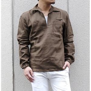 チェコ軍 放出 プルオーバー ブラウン ジャケ...の詳細画像1