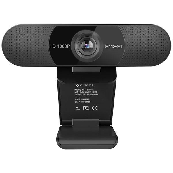 eMeet WEBカメラ マイク内蔵 1080P 広角90° HD高画質 C960 C960 200...