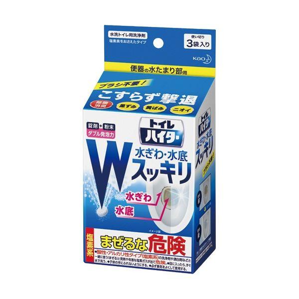 (まとめ) 花王 トイレハイター 水ぎわ・水底スッキリ 40g/袋 1パック(3袋) 〔×5セット〕