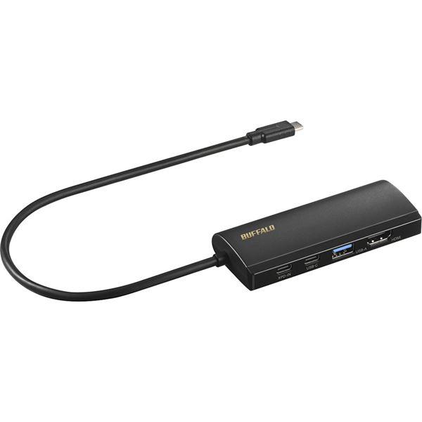バッファロー USB Type-C接続 ドッキングステーション PD対応 HDMI出力 ブラック L...