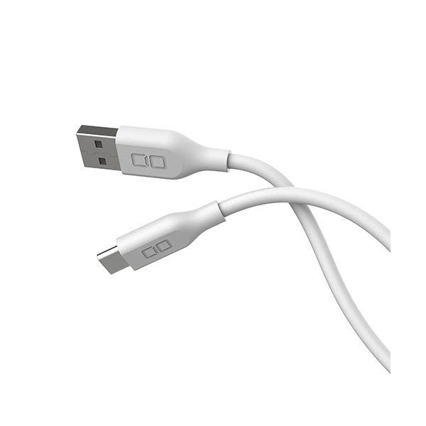 （まとめ） CIO シリコンケーブル AtoC 1m ホワイト CIO-SL30000-AC1-WH...