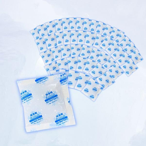 保冷剤 大容量 〈50個セット / 75 × 80 mm 〉 長時間 保冷 ソフトタイプ まとめ買い...