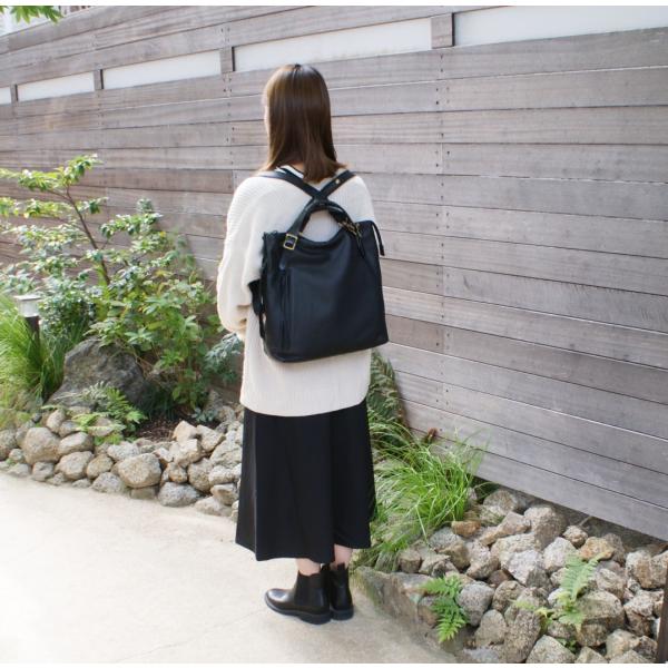 （レスデザイン／アルト）（日本製）フロートレザー（オイルシュリンクレザー）・リュック　AMSB-13...