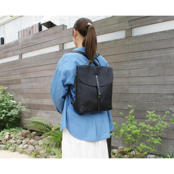 [アルト] フラップリュック レギュラーSIZE　 リュックサック 革 レザー メンズ レディース ...