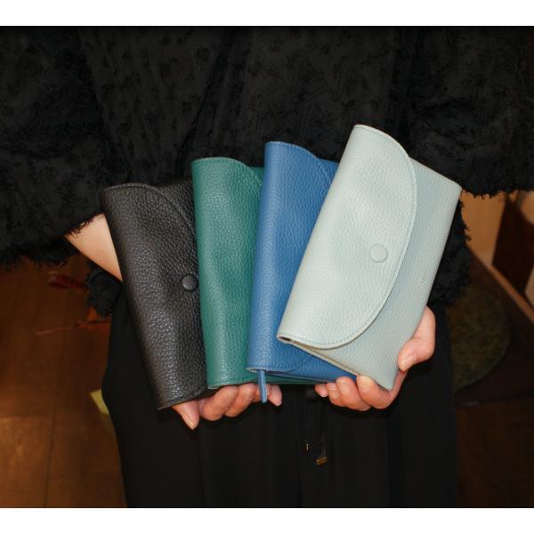 Folna（フォルナ）アドリアレザー(イタリア“マストロット社)ウォレットポーチ（日本製） fo-2...