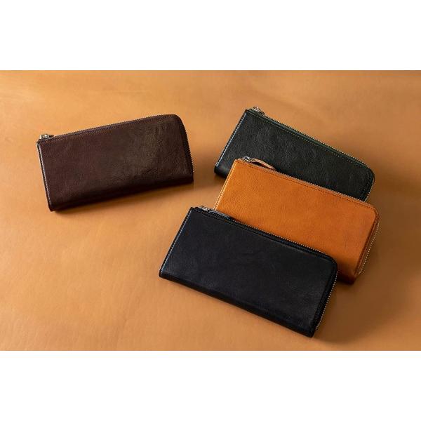 〔日本製〕INNFITH AMANDA L字ファスナー長財布 レザー 革 本革 if-551630