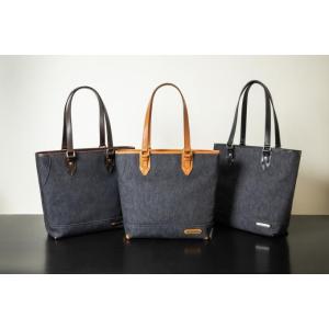 INNFITH 【ビジネス 軽量 多機能トートバッグ】デニム縦トートバッグ 大容量 自立 メンズ 通...