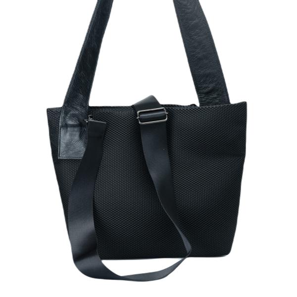 -Less（レス）Less DESIGN(レスデザイン)ダブルラッセル ダイヤメッシュx牛革　Mサイ...
