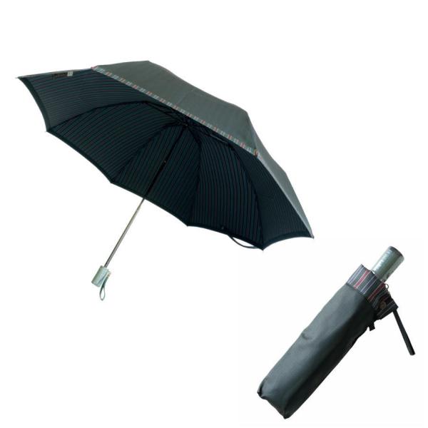 (Tie シリーズ)【紳士雨傘】槙田商店　折りたたみ傘（日本製）甲州織 ビジネスシーンに寄り添った大...