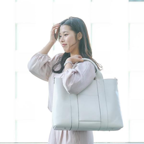 【rena-iris】日本製（2WAYショルダー付き）メンズver. 軽量・牛革・ヌメ革トートバッグ...