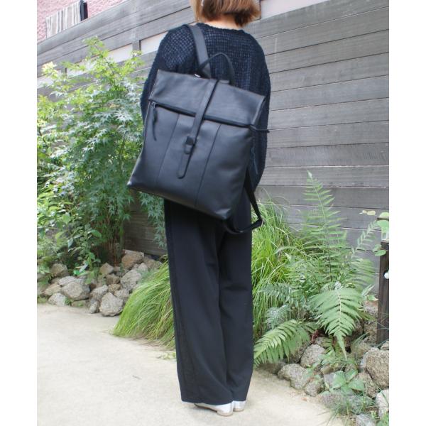 REAL MIND ドロップ（日本製）【大容量・LL大きいサイズ】牛革製品・ソフトオイルレザー・口折...