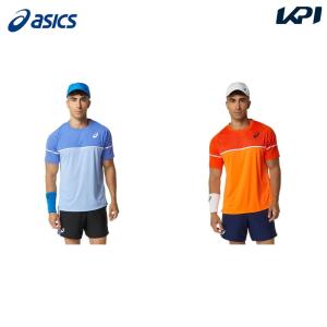 アシックス asics テニスウェア メンズ   クール半袖シャツ 2041A292 2024SS｜kpi24