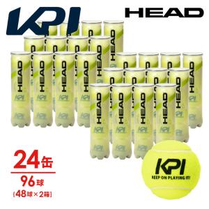 「365日出荷」「KPIオリジナルモデル」ヘッド HEAD テニスボール  HEAD CP KPI ヘッド・シーピー 4球入り2箱 24缶/96球  577294 サステナブルパッケージ｜kpi24
