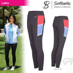 「ポスト投函便で送料無料」Sofibella ソフィベラ 「Balance Collection バランスコレクション 　Legging BA1440」テニスウェア「SSウェア」｜kpi24