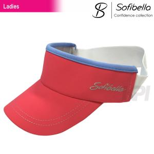 『即日出荷』Sofibella ソフィベラ 「Balance Collection バランスコレクション 　Elastic Visor エラスティック バイザー  BA3151」テニスウェア「SSウェア」｜kpi24