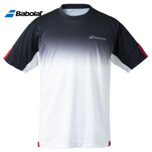 バボラ Babolat テニスウェア メンズ CLUB SHORT SLEEVE SHIRT ゲームシャツ BUG1310C-2022 2022SS｜kpi24