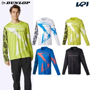 ダンロップ DUNLOP テニスウェア ユニセックス LONG SLEEVE T-SHIRT ロングスリーブシャツ DAL-8303 2023SSの商品画像