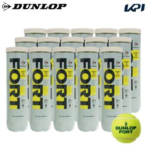 DUNLOP ダンロップ 「FORT フォート [4個入]1箱 15缶/60球 」テニス