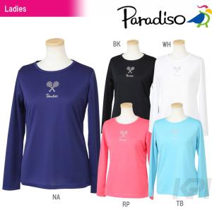 テニスウェア レディース パラディーゾ PARADISO レディース長袖プラクティスシャツ ECL25F 2016FW｜kpi24