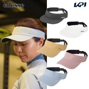 エレッセ Ellesse テニスキャップバイザー ユニセックス Wale Stretch Visor ウェールストレッチバイザー サンバイザー EH024186の商品画像