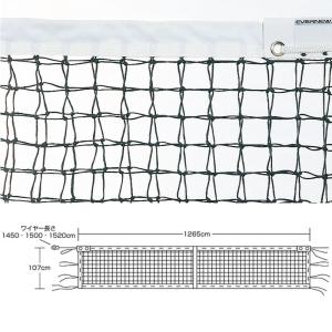 エバニュー EVERNEW フィットネス・エクササイズ用品  全天候硬式テニスネット上部ダブル式T104 EKE572｜kpi24