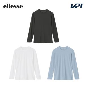 エレッセ Ellesse テニスウェア メンズ   Wale L/S shirt 長袖Tシャツ EM024150 2024SS｜kpi24