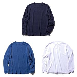 エレッセ Ellesse テニスウェア メンズ L／Sテックデニムクルー EM09322 2019FW｜kpi24