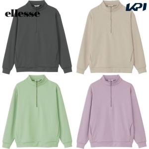 エレッセ Ellesse テニスウェア メンズ   コンフォートハーフジップシャツ EM323362 2023FW｜kpi24