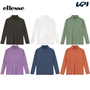 エレッセ Ellesse テニスウェア メンズ   skinshell Warm  Mock Neck Shirt EM723361 2023FW｜kpi24