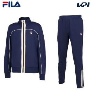 フィラ FILA テニスウェア メンズ   「上下セット」トラックジャケット FBM5055＋パンツFBM5056 KPI限定モデル FBM5055-FBM5056 2023FW『即日出荷』｜kpi24