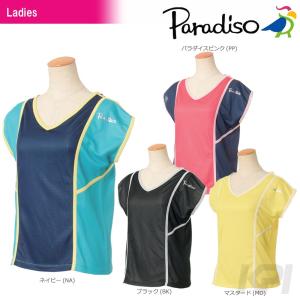 PARADISO パラディーゾ 「レディース半袖ゲームシャツ ICL08A」テニスウェア「2017FW」[ポスト投函便対応]｜kpi24