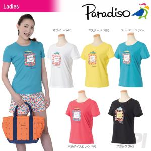 テニスウェア レディース パラディーゾ PARADISO レディース半袖プラクティスシャツ ICL24A 2017FW 2017新製品｜kpi24