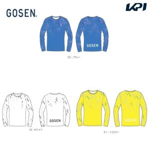 ゴーセン GOSEN テニスウェア ユニセックス 2023秋企画 昇華ロングスリーブＴシャツ JPT37 2023FWの商品画像