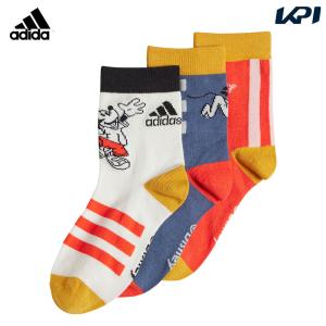 アディダス adidas マルチSPアクセサリー ジュニア   ディズニー ミッキーマウス ソックス3足組 キッズ KOM42｜kpi24