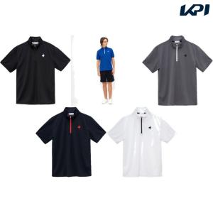 le coq sportif ルコック ハーフジップシャツ 半袖 メンズ エコ
