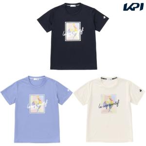 ルコック le coq sportif マルチSPウェア レディース SUNSCREENビッグロゴ半袖Tシャツ QMWVJA03 2023SS｜kpi24