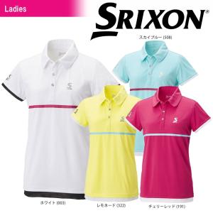 スリクソン SRIXON テニスウェア レディース ポロシャツ SDP-1828W  「SSウェア」 『即日出荷』｜kpi24